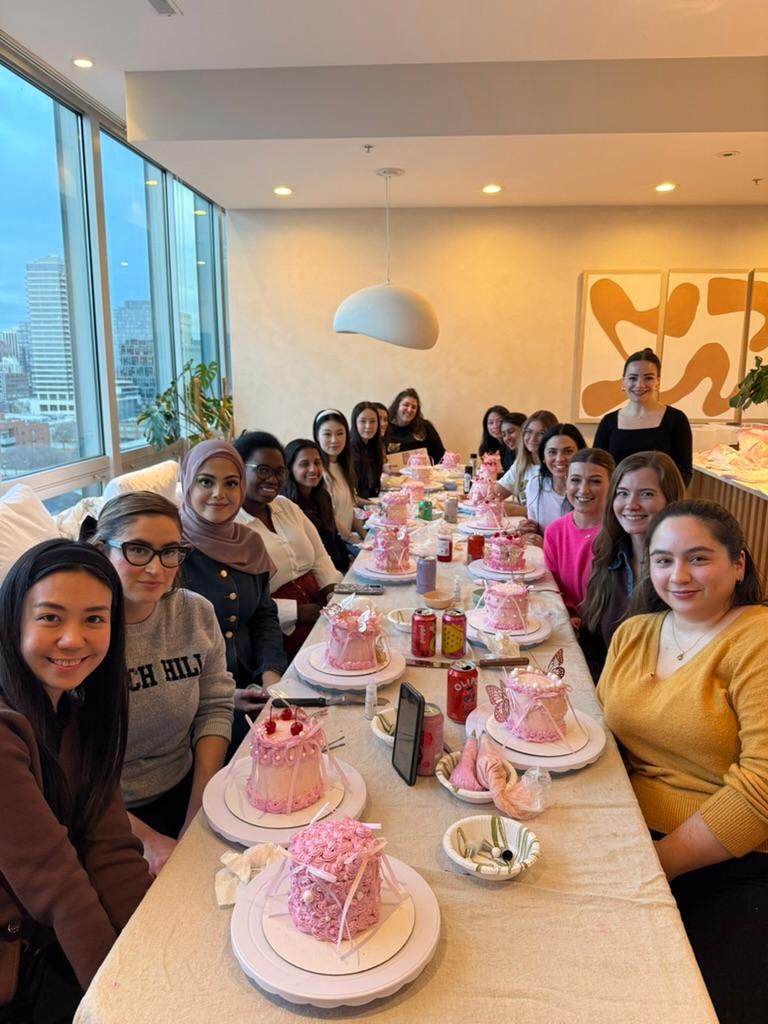 Girl Dinner Social cake-decorating night