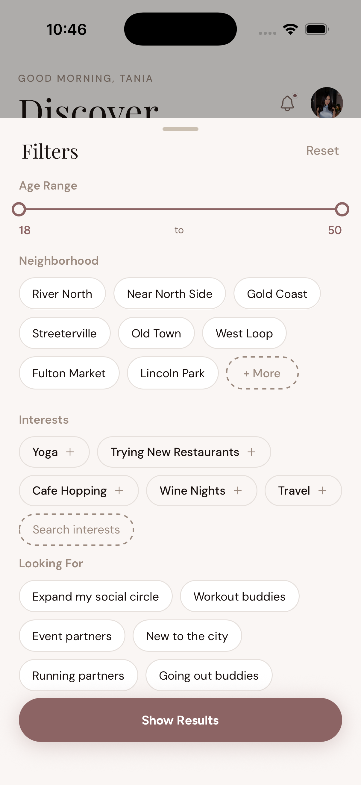 Discover filters