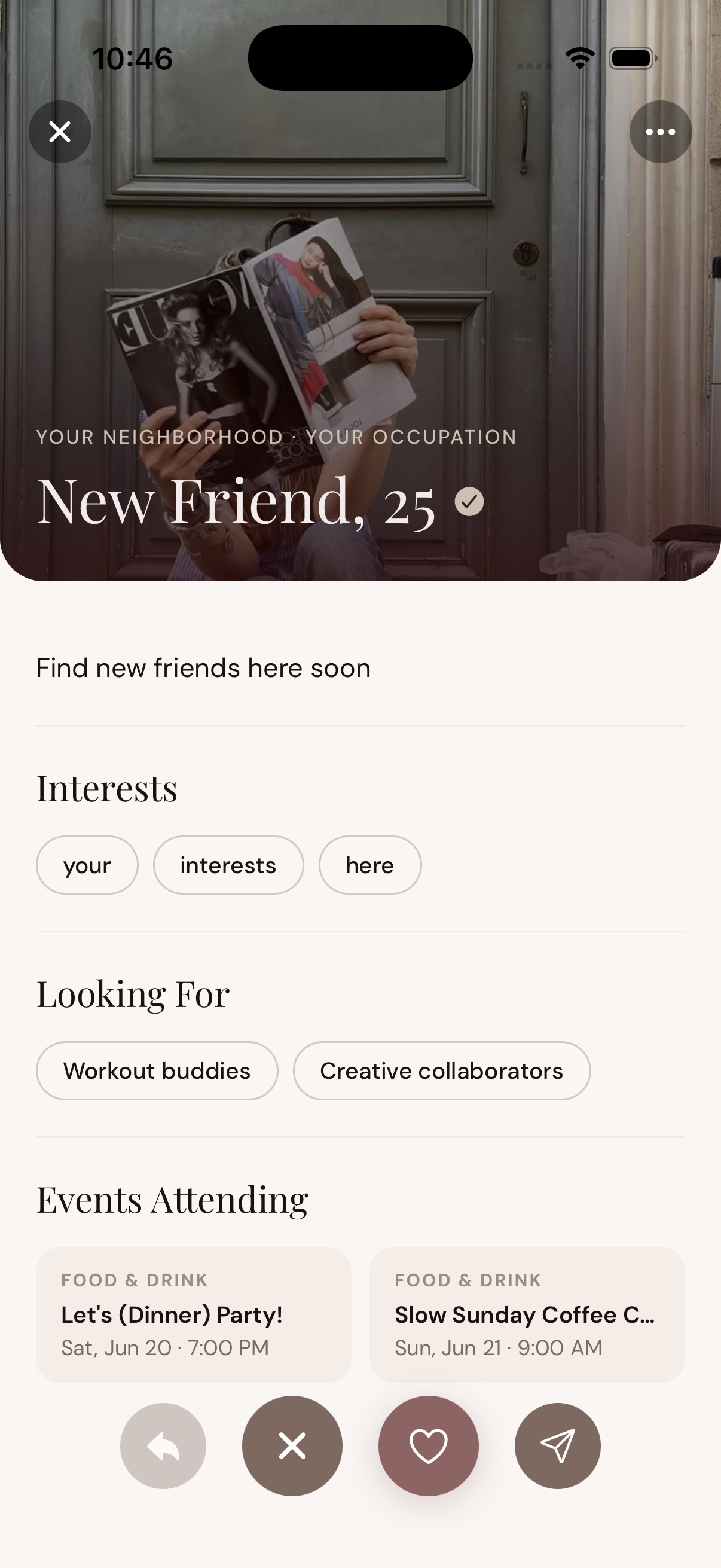 New Friend, 25 — profile
